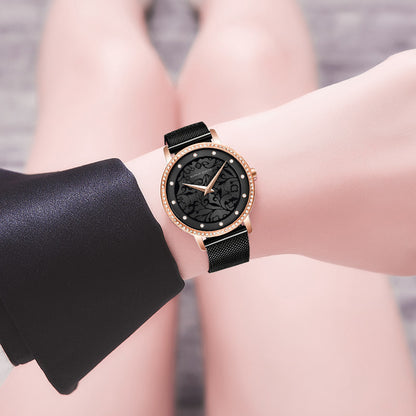 First Layer Cowhide Leather Strap Watch