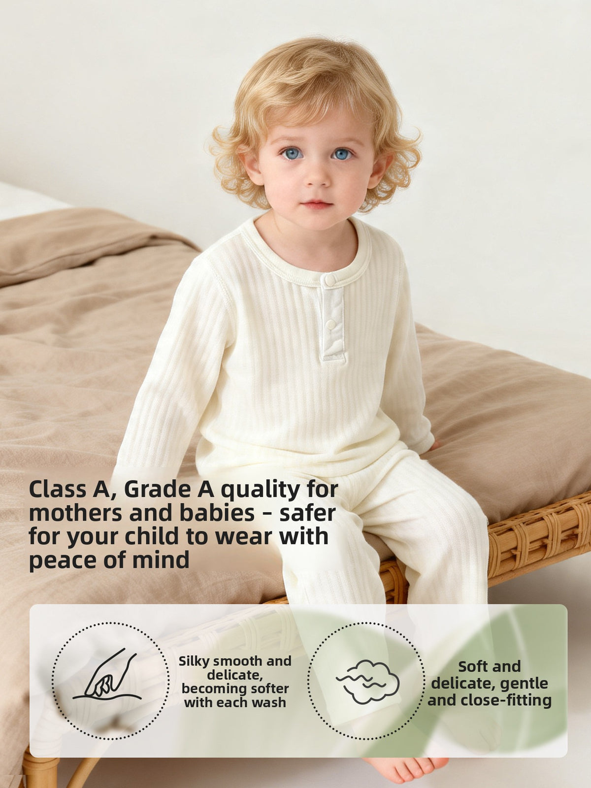 Infant Cotton Long Sleeve Pajama Set