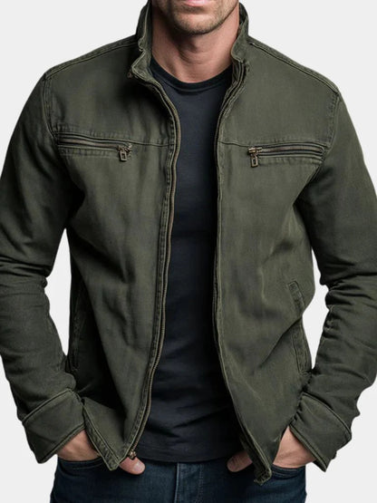 Men's Casual Retro Long Sleeve Workwear Jacket