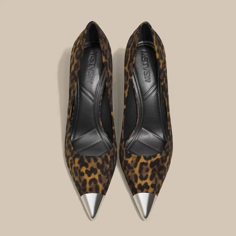 Womens Pointed Toe Stiletto Heel Pumps