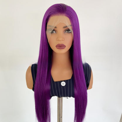 Purple Lace Front Synthetic Wig