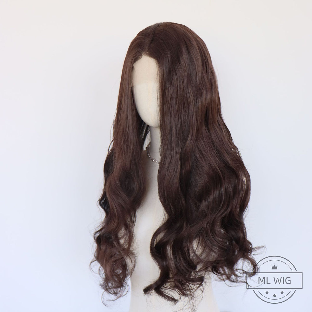 Synthetic lace wig