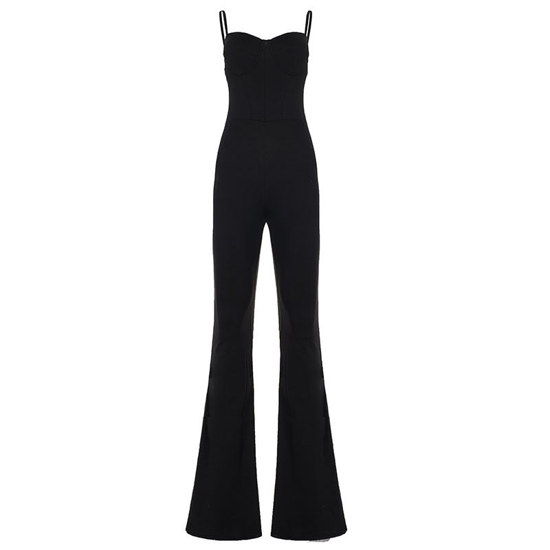 A slimming and sexy halter jumpsuit