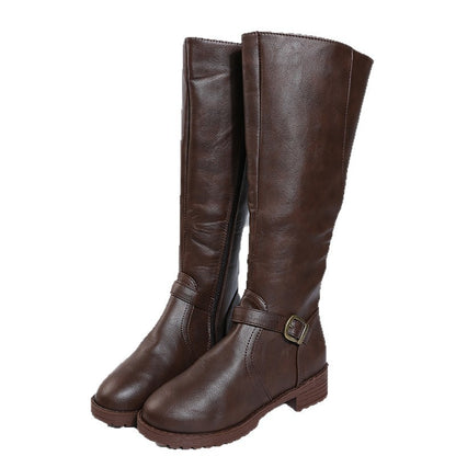 Women's Leather Riding Boots