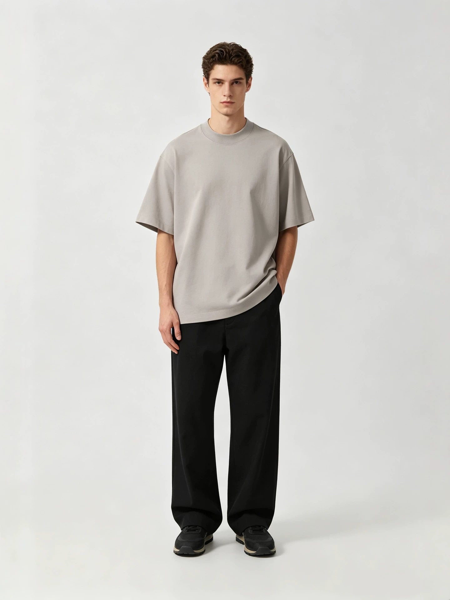 Cotton Short-Sleeve Loose-Fitting Trendy Brand T-Shirt