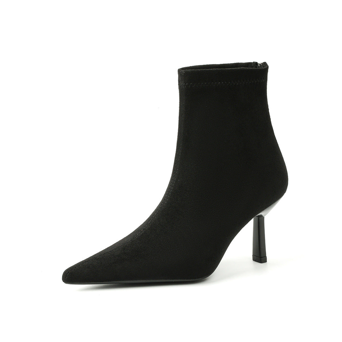 Womens Pointed Toe Stiletto Heel Boots