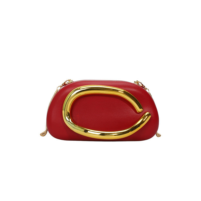 Elegant Chain Strap Clutch Bag