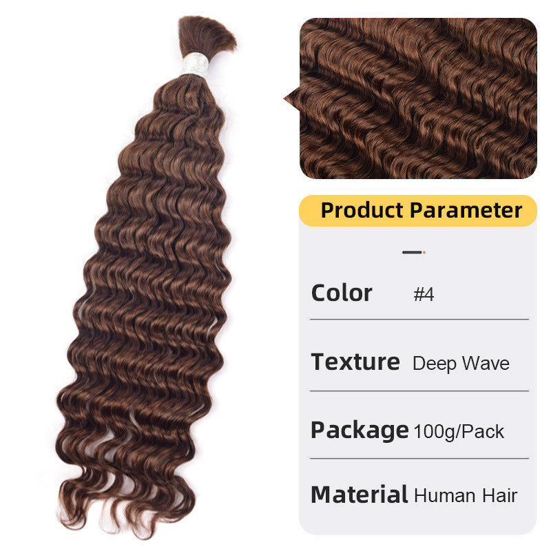Deep Wave Real Hair Dreadlocks Braids