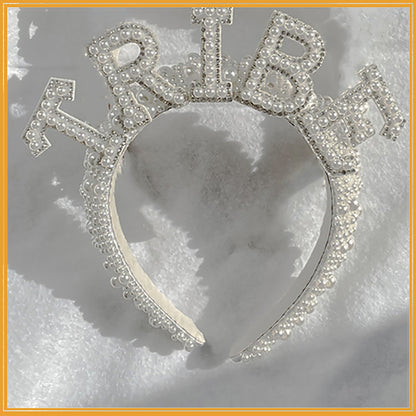 Bruid Vintage Parel Haar Ornament