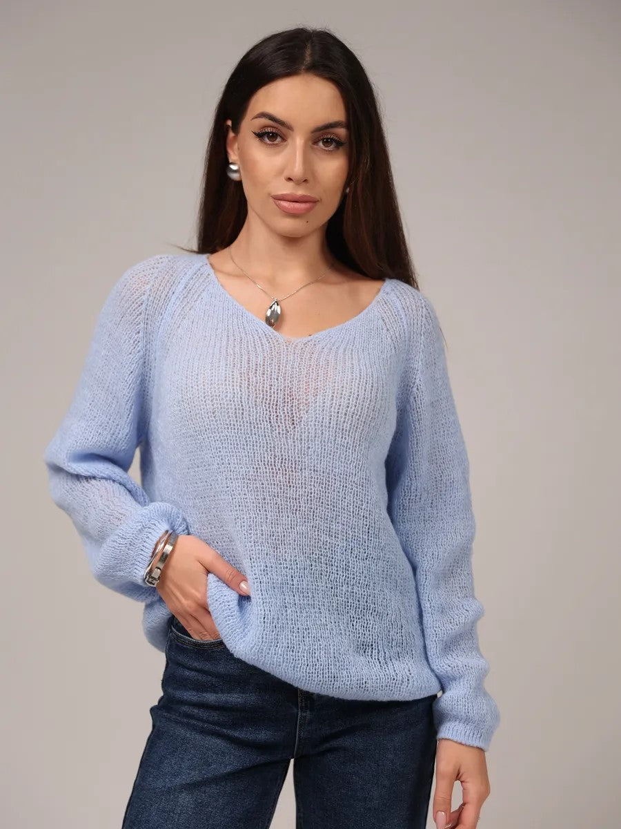 Womens Knitted Sun Protection Shirt