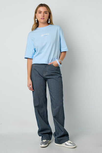 Sous le Soleil en France oversized T-shirt