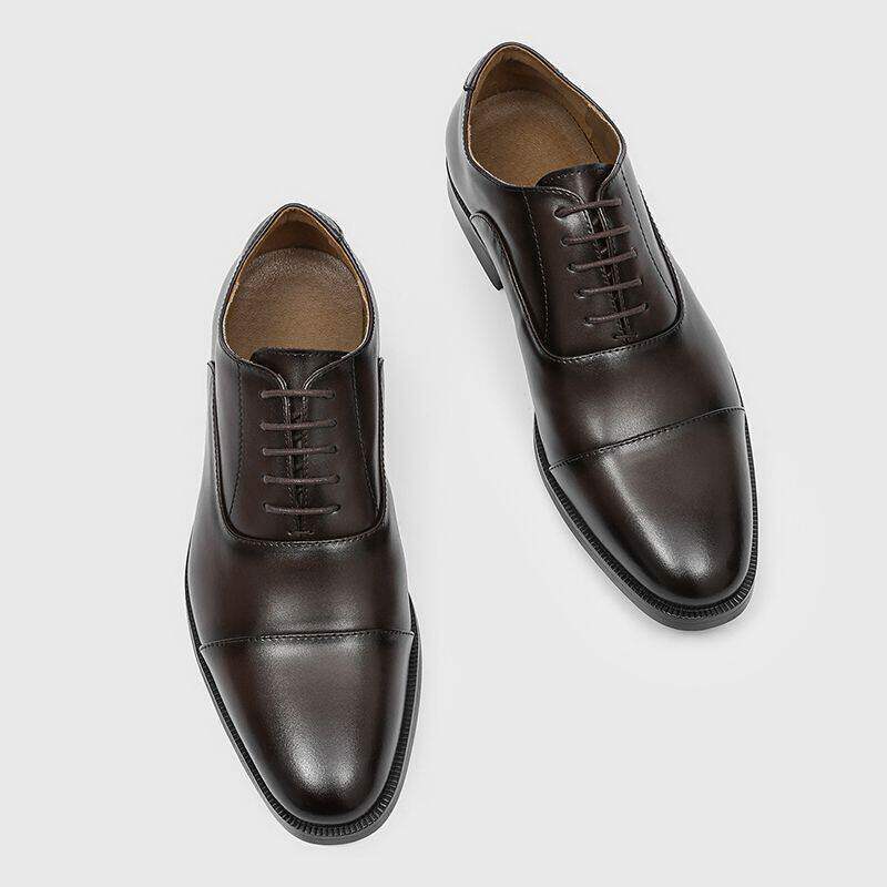 Classic Three-Strap Derby Oxford Shoes