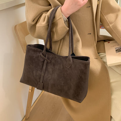 Retro Women Shoulder Bag Large Capacity Tote