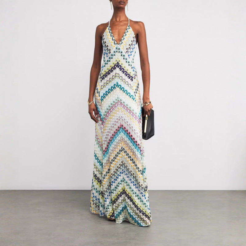 Floral Print Bodycon Dress Sleeveless Party Wear