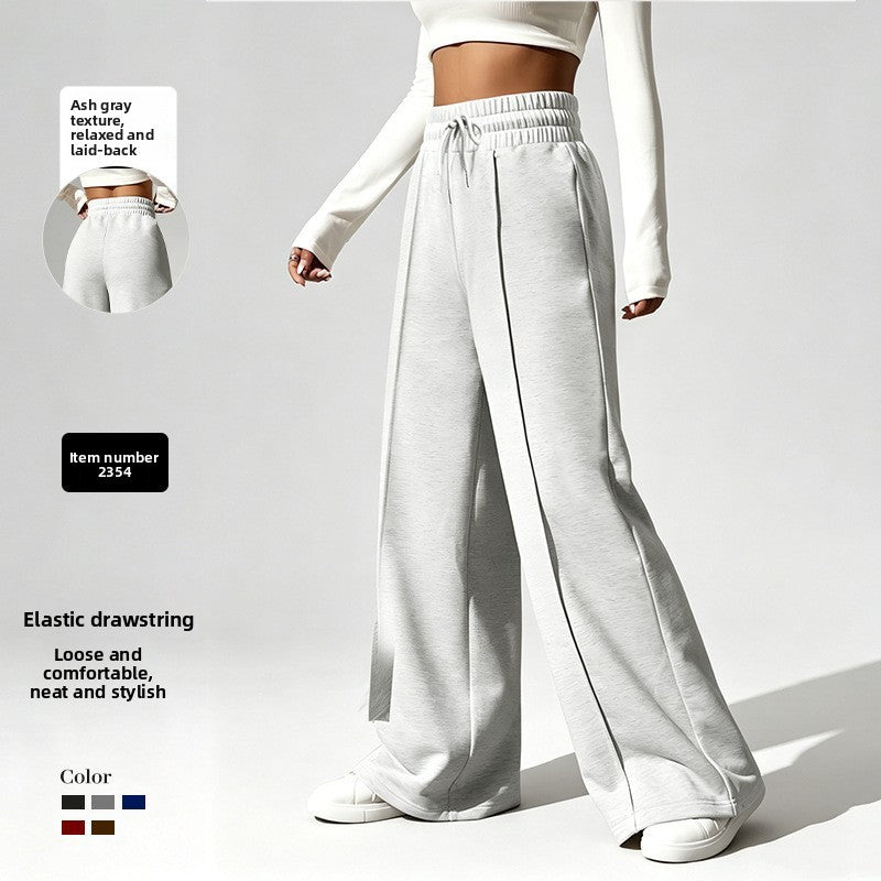 Womens High Waist Wide Leg Pants