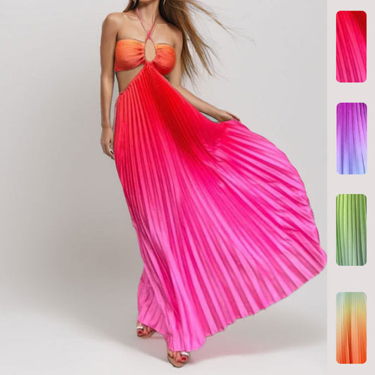 Elegant Hollow Out Gradient Dress