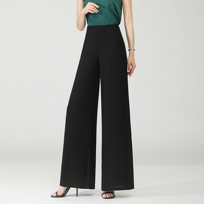 High-waisted wide-leg dance pants