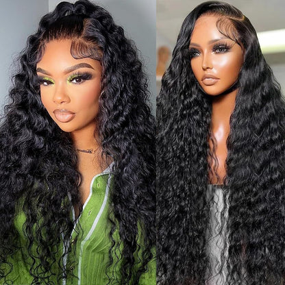 Small Curls Long Curly Hair Lace Front Synthetic Wig