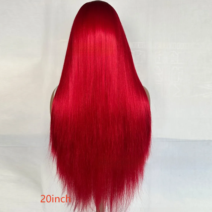 Long Straight Synthetic Wig Heat Resistant Front Lace