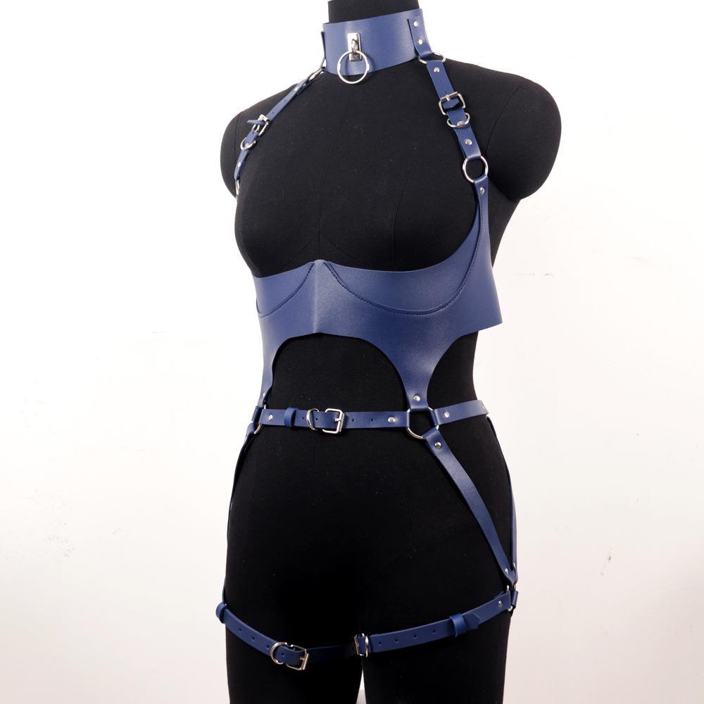Leather Restraint Suit Adult Role Play Costume