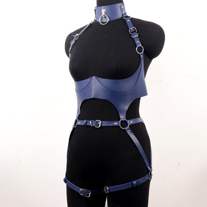 Leather Restraint Suit Adult Role Play Costume