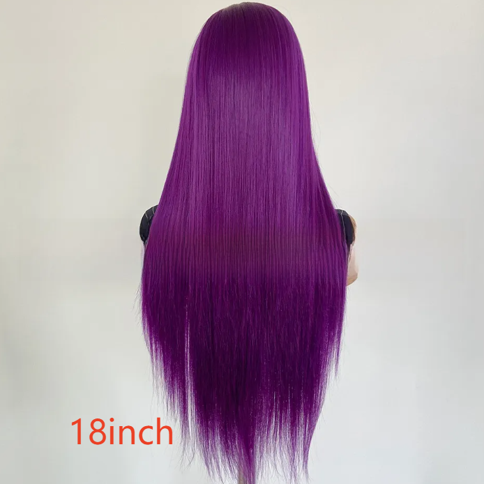 Purple Lace Front Synthetic Wig