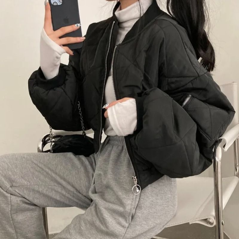 Korte oversized bomberjack