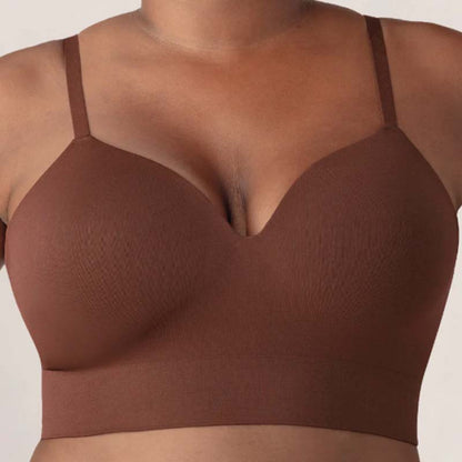Comfortable No Steel Ring Push Up Bra