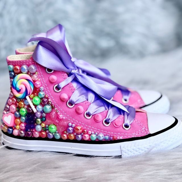 Children's High-Top Canvas Shoes