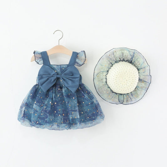 Zomerjurk met hoedje voor meisjes