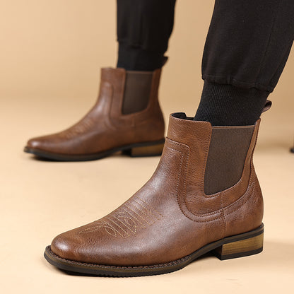 Embroidered Western Cowboy Boots