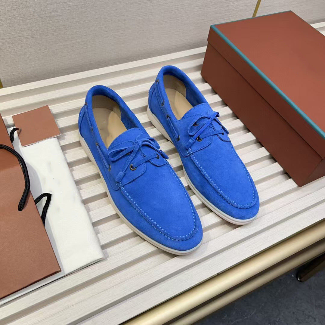 Casual Leather Shoes Simple All-match Fashion Men's Leather Loafers