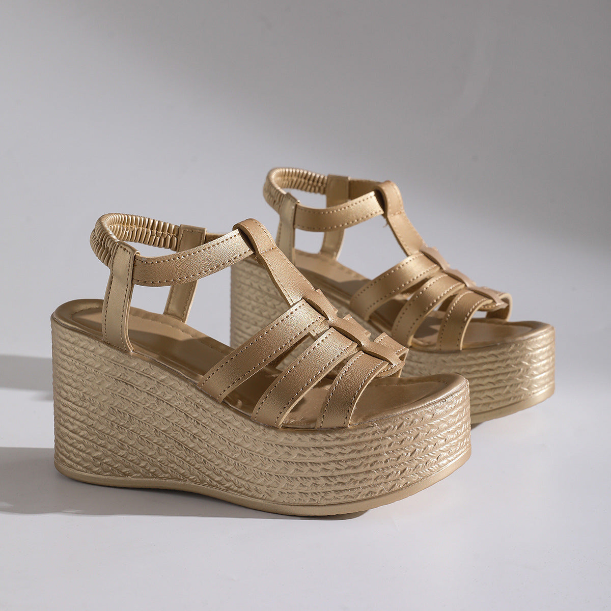 Womens Roman Wedge Sandals