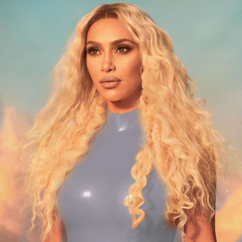 Kinky Krullend Synthetisch Lace Wig Met Natuurlijke Haarlijn