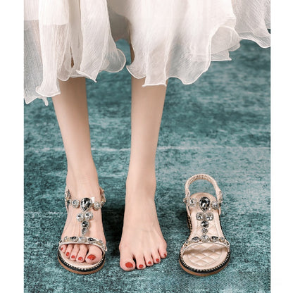 Women's Sandals with T-Strap