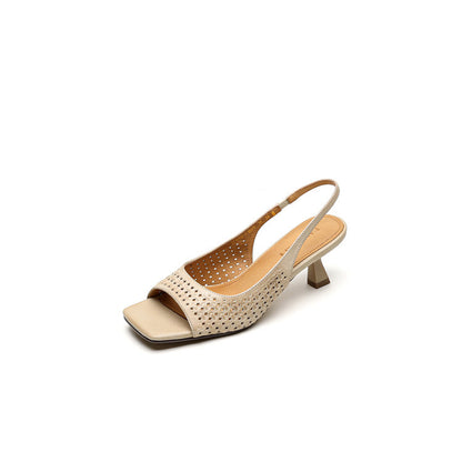 Fish-mouth sandals