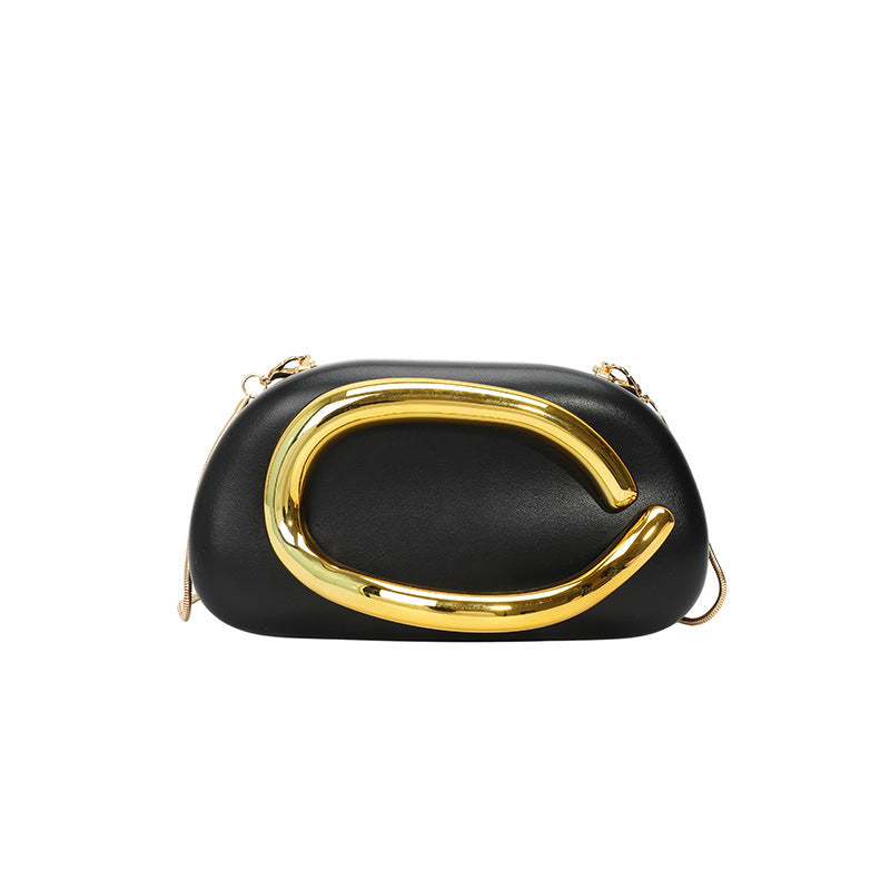 Elegant Chain Strap Clutch Bag
