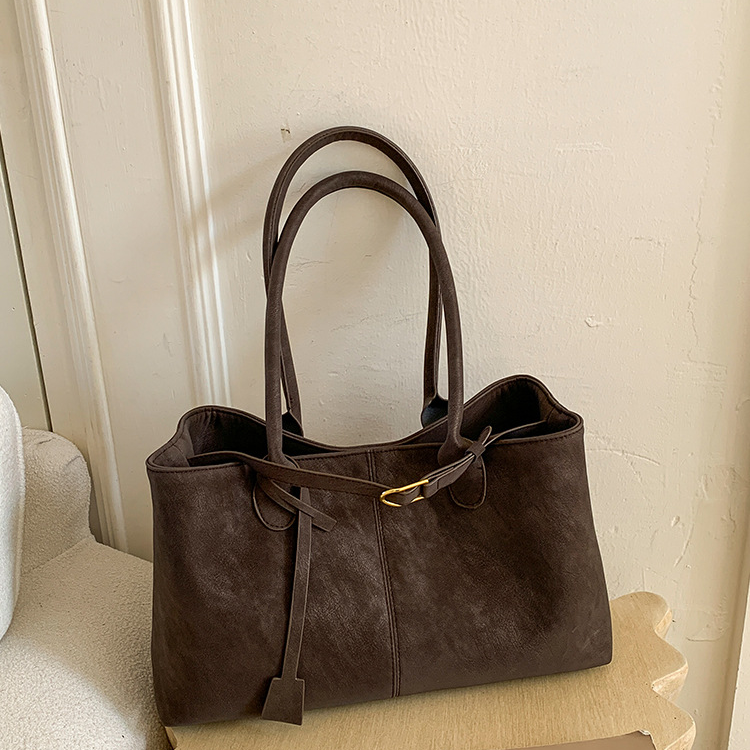 Retro Women Shoulder Bag Large Capacity Tote