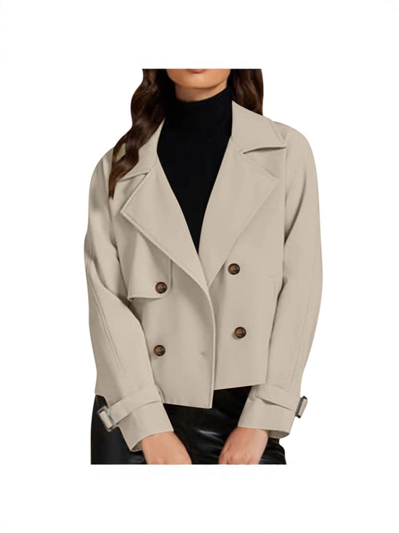 Dames jacket met dubbele rij knopen