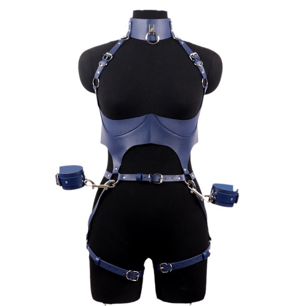 Leather Restraint Suit Adult Role Play Costume