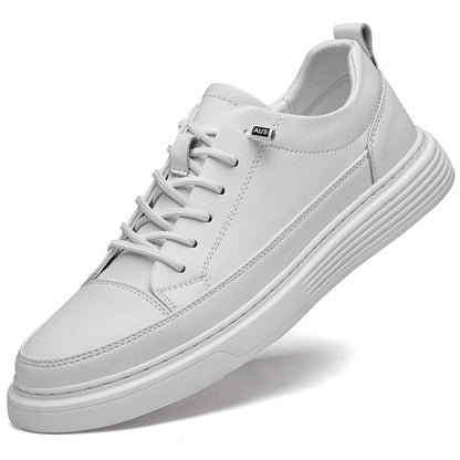 Men's Cowhide Leather Casual Slip-On Shoes