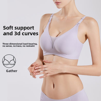 Maternity Nursing Bra with Anti-Sagging Support