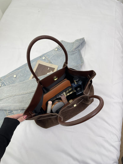 Womens Retro Shoulder Tote Bag