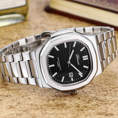 Zakelijk klassiek Nautilus lichtgevend horloge voor heren