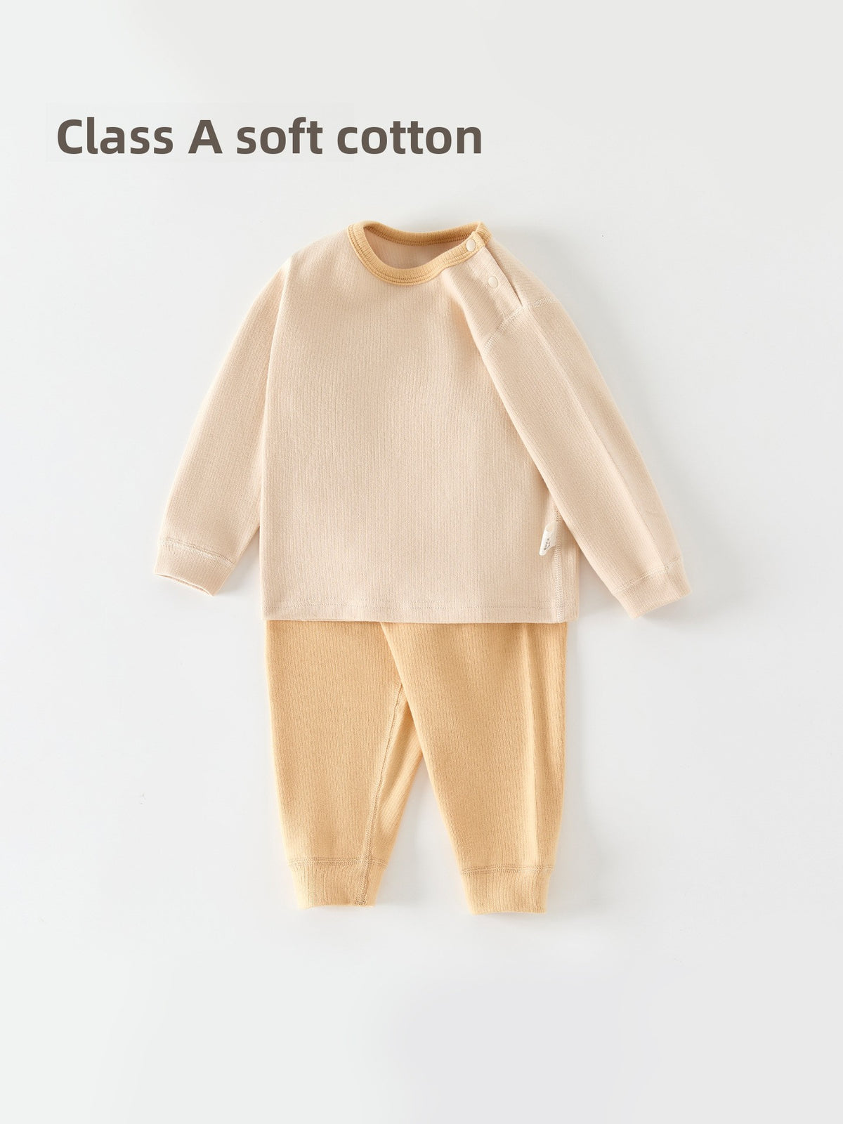 Tweedelige katoenen pyjamaset voor baby's