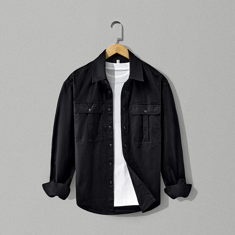 Men Pure Cotton Thickened Casual Cardigan