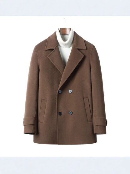Mens Reversible Wool Coat