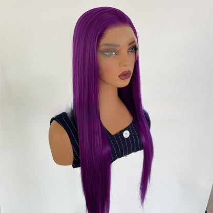 Purple Lace Front Synthetic Wig