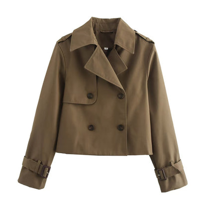 Women's loose-fitting long-sleeved coat