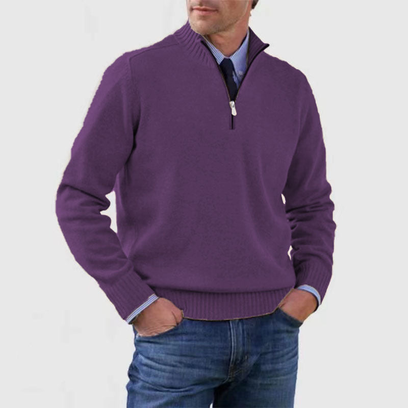 Mens Acrylic Knit Pullover Sweater